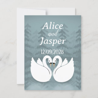 Editable Romantic and elegant wedding Sticker Postcard