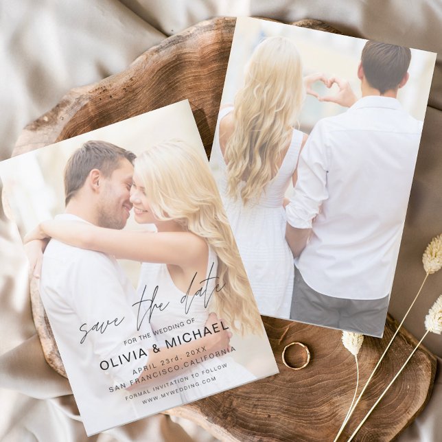 Editable Save the Date Photo Picture Wedding (Creator Uploaded)