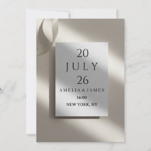 Editable Save the Date Wedding Invitation” Invitation
