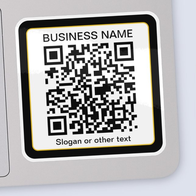 Editable Scannable QR code + Your Business Name (Creator Uploaded)