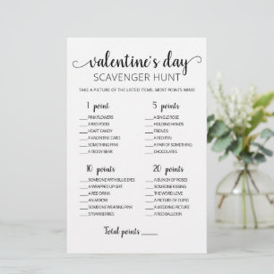Editable Scavenger Hunt Valentine's Day game