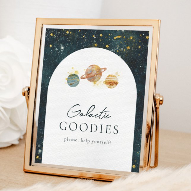 Editable Space Party Sign (Creator Uploaded)