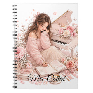 Editable Spiral Photo Notebook