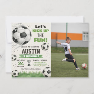 Editable Sports Party Invite for Boys & Girls