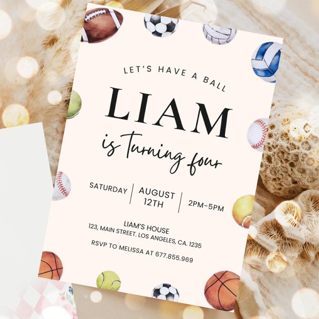 Editable Sports Themed Birthday Invitation, Basket Invitation (Creator Uploaded)