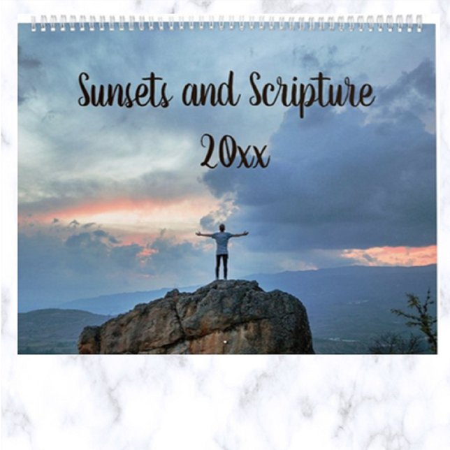 Editable Sunsets and Scripture Calendar (Creator Uploaded)