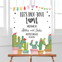 Editable Taco Bout Love Welcome Sign Couples Showe