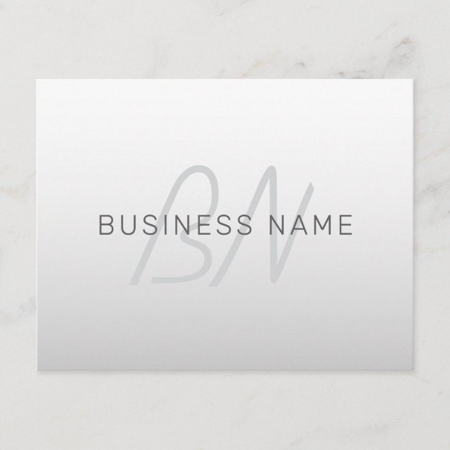 Editable Text for Business, Greeting or Name Enclosure Card (Front)