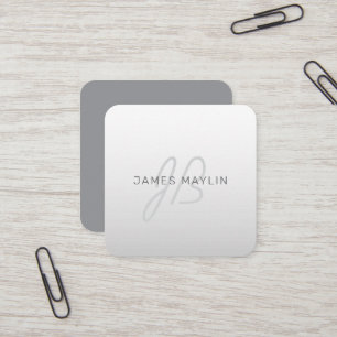 Editable Text for Business, Greeting or Name Square Business Card