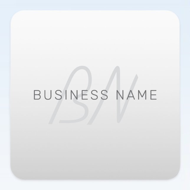 Editable Text for Business, Greeting or Name Square Sticker (Creator Uploaded)