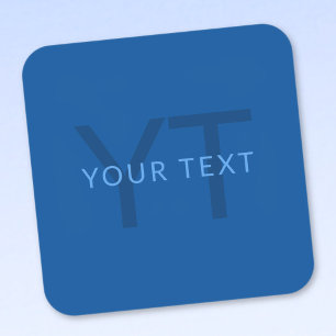 Editable Text Template for Monogrammed Name Etc. Square Sticker