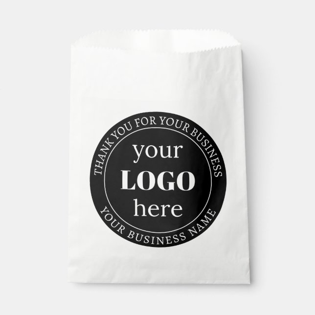 Editable Text & Your Logo or other Design  Favour Bag (Front)