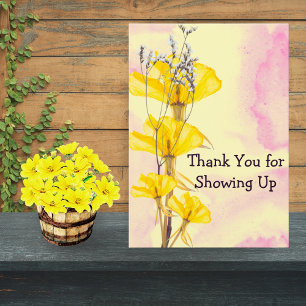 Editable Thank You Card for Therapy Clients Simple