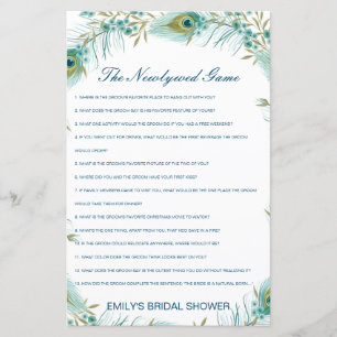 Editable The Newlywed Game, Who Knows Couple