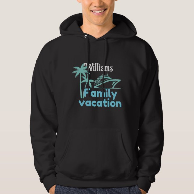 Editable Vacation Cruise Hoodie (Front)
