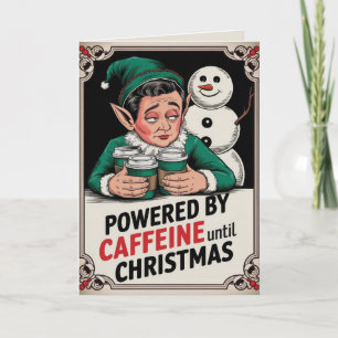 EDITABLE Vintage Funny Christmas Card