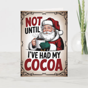 EDITABLE Vintage Funny Christmas Card
