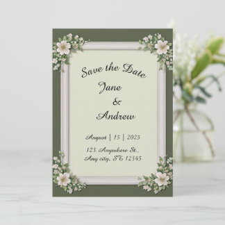 Editable wedding  invitation