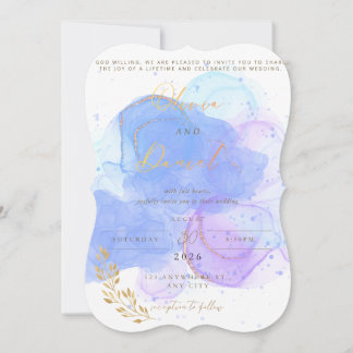 Editable wedding invitation design file