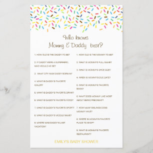 Editable Who Knows Mummy and Daddy Best