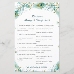 Editable Who Knows Mummy and Daddy Best