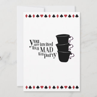 Editable Wonderland Invitation