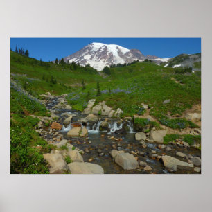 Edith Creek at Mount Rainier National Park Poster