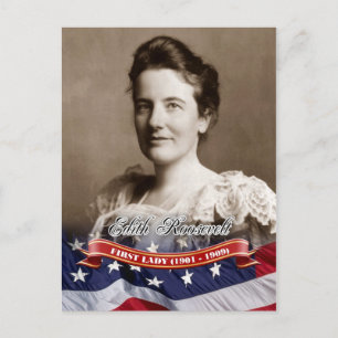 Edith Roosevelt, First Lady of the U.S. Postcard