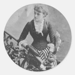 Edith Wharton on the Stairs Stickers