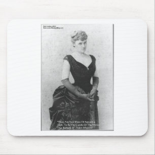Edith Wharton "Spreading Light" Quote Gifts & Card Mouse Pad
