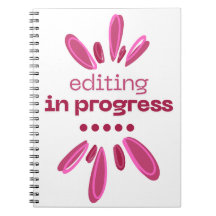 Editing In Progress Notebook for Writers/Authors
