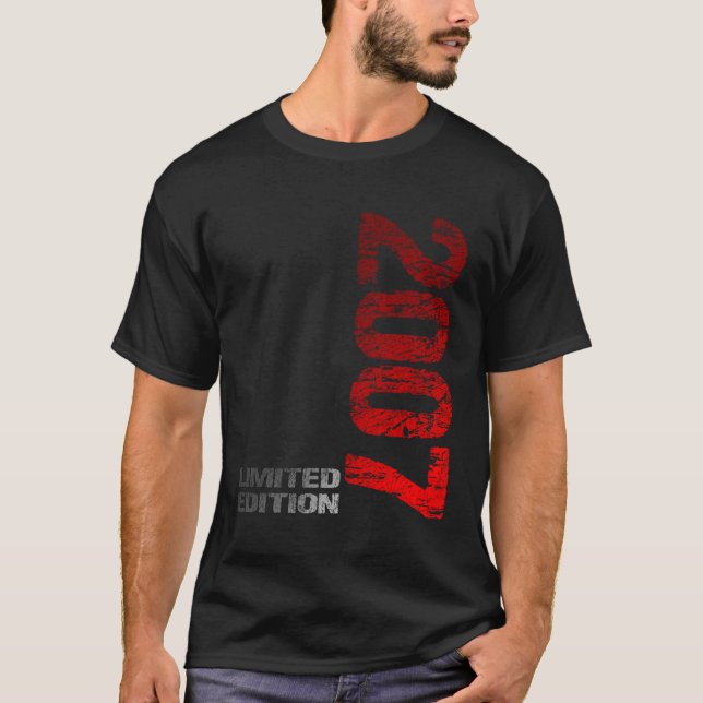 Edition 2007 16Th Born 2007 T-Shirt (Front)