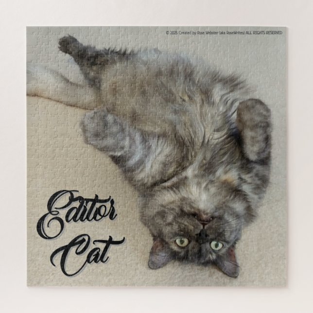 Editor Cat by RoseWrites Puzzle (Vertical)