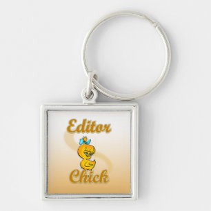 Editor Chick Key Ring