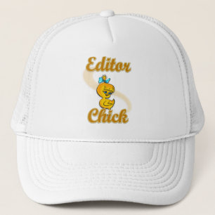 Editor Chick Trucker Hat