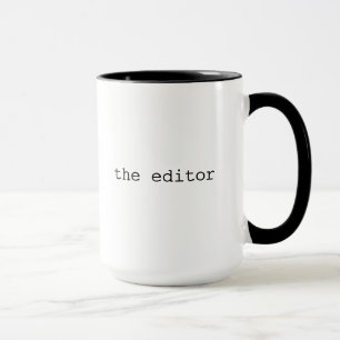 Editor cool gift mug