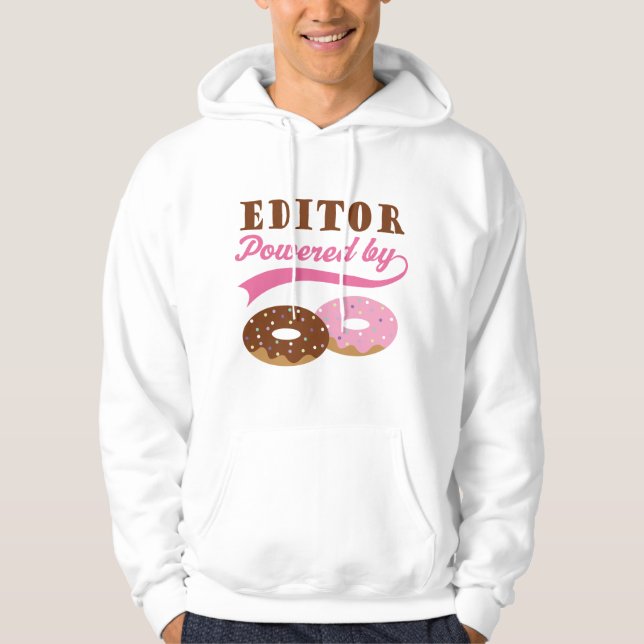 Editor Gift (Doughnuts) Hoodie (Front)