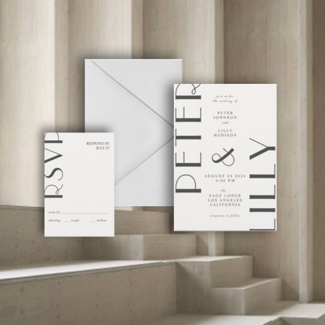 Editorial Fair Wedding Invitation (Creator Uploaded)