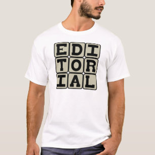 Editorial, Newspaper Item T-Shirt
