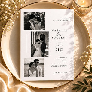 Editorial Photo Story Wedding Invitation