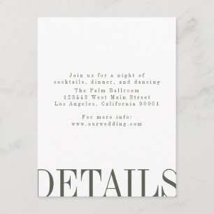Editorial Style Details Card