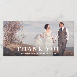 Editorial   Wedding Thank You Photo Card