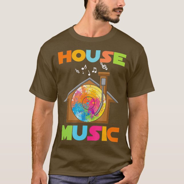 EDM  House Music Party DJ  Concert T-Shirt (Front)