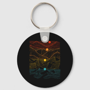 Edm Techno Sun Moon Music Festival Party Dancing D Key Ring