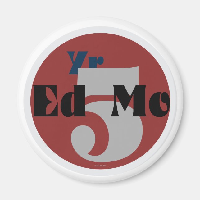 EdMo Yr5 magnet (Front)