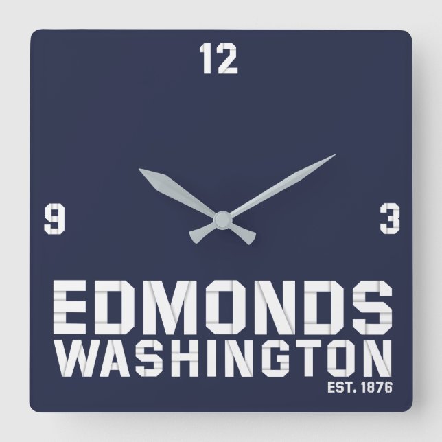 Edmonds, Washington Square Wall Clock (Front)
