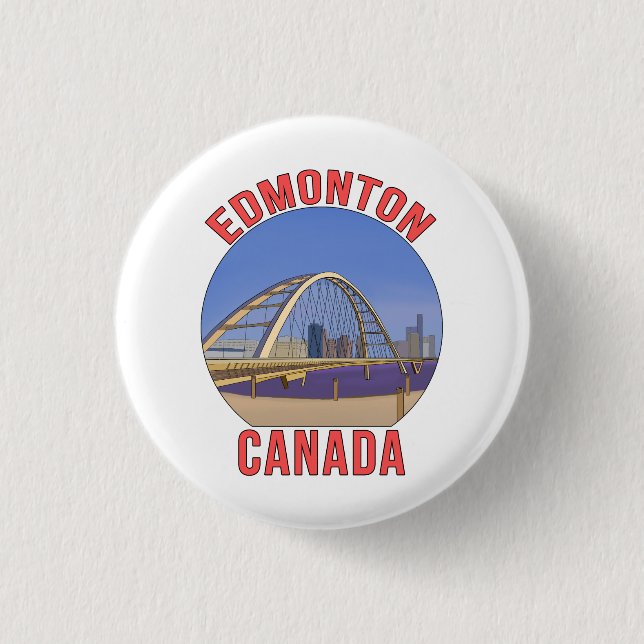 Edmonton Alberta Canada 3 Cm Round Badge (Front)