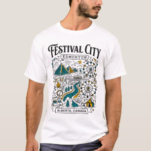 Edmonton Alberta Canada Cultural Festival City Ill T-Shirt