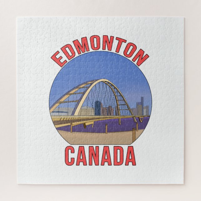 Edmonton Alberta Canada Jigsaw Puzzle (Vertical)