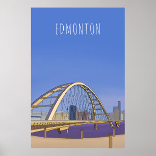 Edmonton Alberta Canada Poster